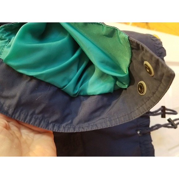 Vintage Gant Navy Green Dual Quarter Zip Jacket Coat Retro 90s Mens L Wi… - Picture 16 of 16